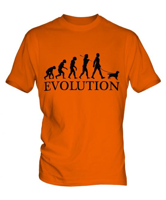 English Toy Spaniel Evolution Mens T-Shirt