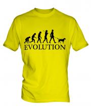 German Wirehaired Pointer Evolution Mens T-Shirt