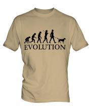 German Wirehaired Pointer Evolution Mens T-Shirt