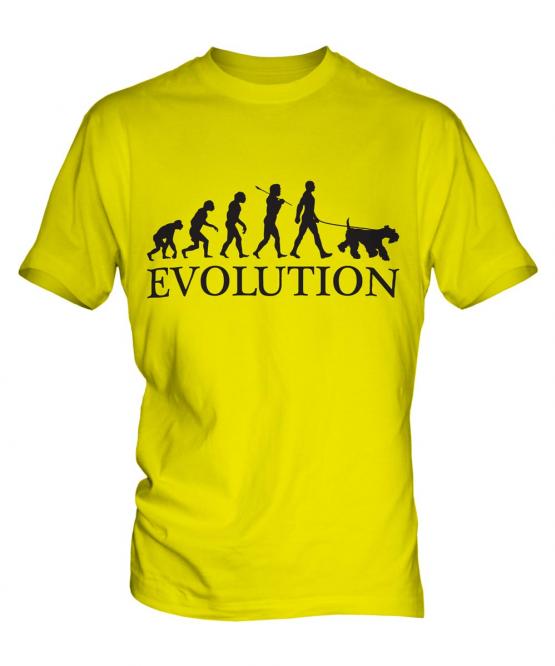 Giant Schnauzer Evolution Mens T-Shirt