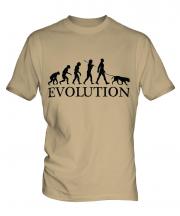 Golden Retriever Evolution Mens T-Shirt