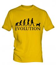 Irish Water Spaniel Evolution Mens T-Shirt