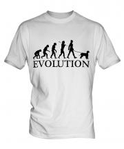 Irish Water Spaniel Evolution Mens T-Shirt