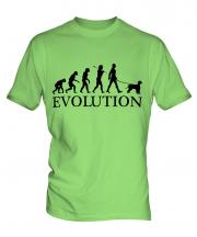 Irish Water Spaniel Evolution Mens T-Shirt