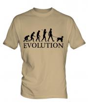 Irish Water Spaniel Evolution Mens T-Shirt