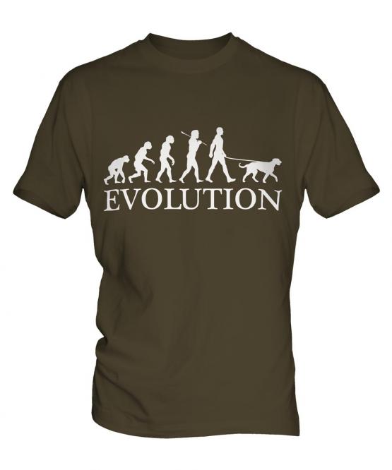 Irish Wolfhound Evolution Mens T-Shirt