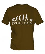 Keeshond Evolution Mens T-Shirt