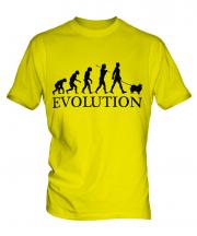 Keeshond Evolution Mens T-Shirt