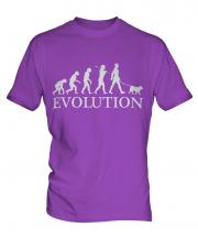 Norwegian Elkhound Evolution Mens T-Shirt