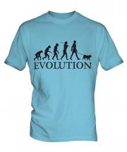 Norwegian Elkhound Evolution Mens T-Shirt