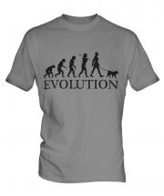 Norwegian Elkhound Evolution Mens T-Shirt