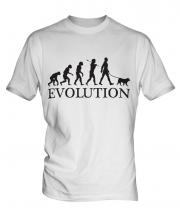 Norwegian Elkhound Evolution Mens T-Shirt