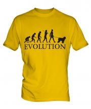 Old English Sheepdog Evolution Mens T-Shirt