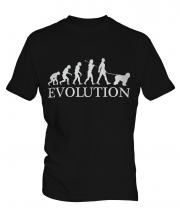Old English Sheepdog Evolution Mens T-Shirt