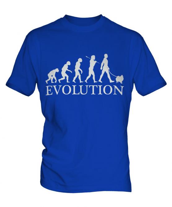 Pomeranian Evolution Mens T-Shirt
