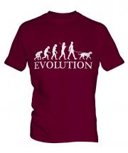 Scottish Deerhound Evolution Mens T-Shirt