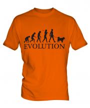 Siberian Husky Evolution Mens T-Shirt