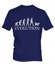 Siberian Husky Evolution Mens T-Shirt