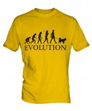 Siberian Husky Evolution Mens T-Shirt