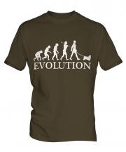 Tibetan Spaniel Evolution Mens T-Shirt