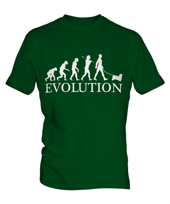 Tibetan Spaniel Evolution Mens T-Shirt