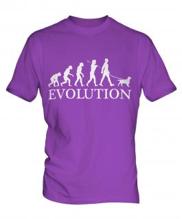 Welsh Springer Spaniel Evolution Mens T-Shirt