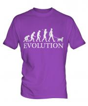 Welsh Springer Spaniel Evolution Mens T-Shirt