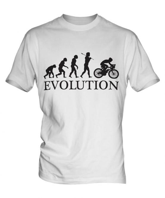 Cyclist Evolution Mens T-Shirt