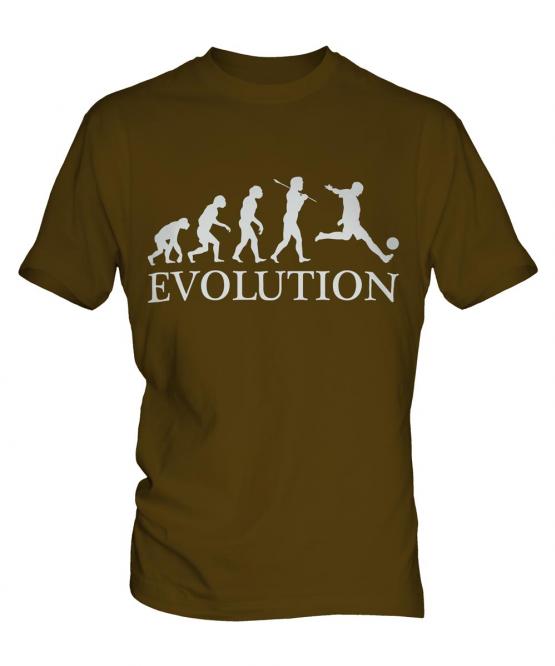 Footballer Evolution Mens T-Shirt