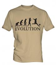 Footballer Evolution Mens T-Shirt