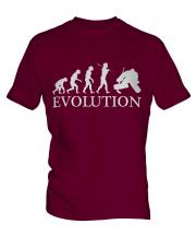 Ice Hockey Goalkeeper Evolution Mens T-Shirt
