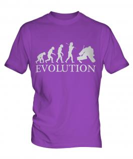 Ice Hockey Goalkeeper Evolution Mens T-Shirt