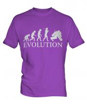 Ice Hockey Goalkeeper Evolution Mens T-Shirt