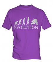 Ice Hockey Goalkeeper Evolution Mens T-Shirt