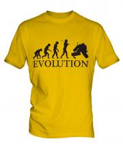 Ice Hockey Goalkeeper Evolution Mens T-Shirt