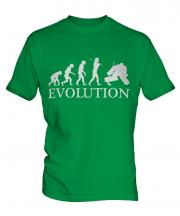 Ice Hockey Goalkeeper Evolution Mens T-Shirt