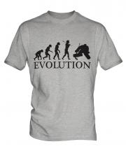 Ice Hockey Goalkeeper Evolution Mens T-Shirt