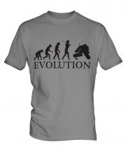Ice Hockey Goalkeeper Evolution Mens T-Shirt