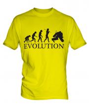 Ice Hockey Goalkeeper Evolution Mens T-Shirt