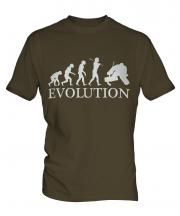 Ice Hockey Goalkeeper Evolution Mens T-Shirt