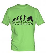 Ice Hockey Goalkeeper Evolution Mens T-Shirt