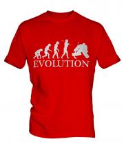 Ice Hockey Goalkeeper Evolution Mens T-Shirt