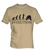Ice Hockey Goalkeeper Evolution Mens T-Shirt