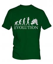 Ice Hockey Goalkeeper Evolution Mens T-Shirt