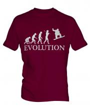 Snowboarder Evolution Mens T-Shirt