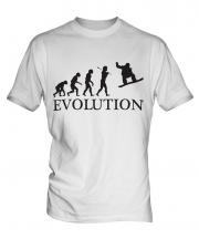 Snowboarder Evolution Mens T-Shirt