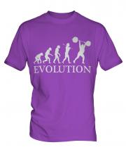Weightlifter Evolution Mens T-Shirt