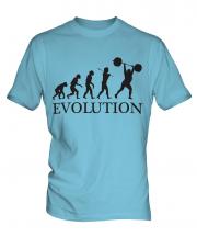 Weightlifter Evolution Mens T-Shirt