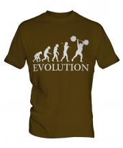 Weightlifter Evolution Mens T-Shirt