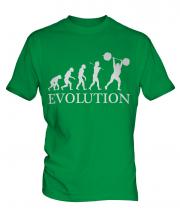 Weightlifter Evolution Mens T-Shirt